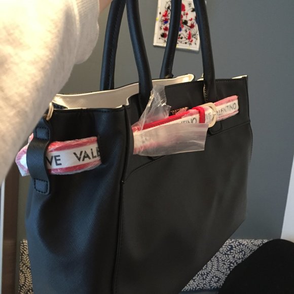 Mario Valentino "Koda" Top Handle Hand Bag - Picture 7 of 10